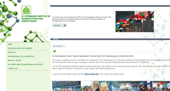 Desktop Screenshot of eng.gerontology.ru